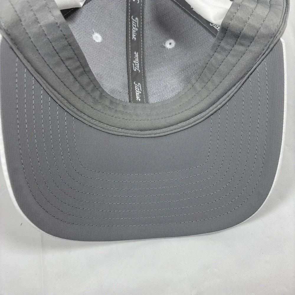 Titleist Golf Hat White Adjustable T‎ Series Embroidered Logo Tour Performance